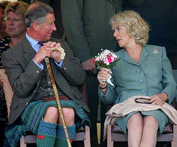 Prince Charles in a kilt