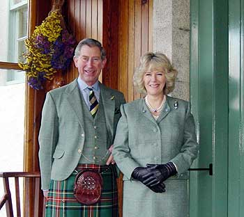 Prince Charles in a kilt
