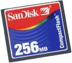 SanDisk 256 MB CompactFlash