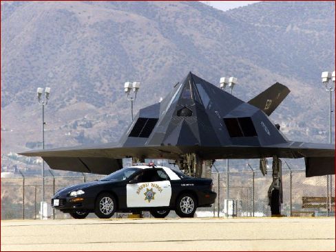 CHP B4C and F-117a Nighthawk stealth fighter