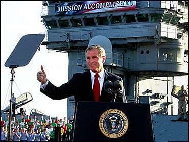 President George W. Bush mission accomplished