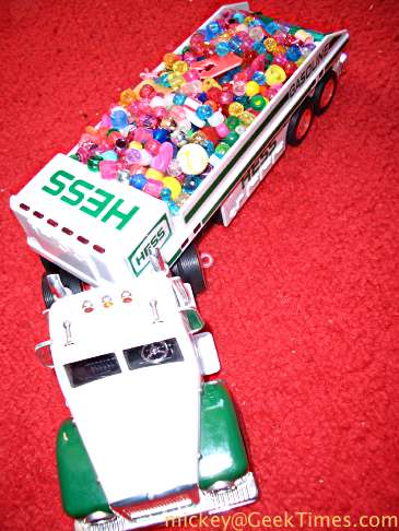toy truck with beads