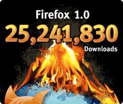 Mozilla Firefox download counter