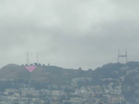Pink Triangle from afar