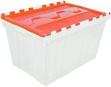 clear plastic storage box