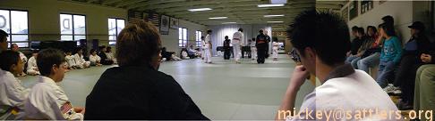 Isaac's Hapkido yellow belt test