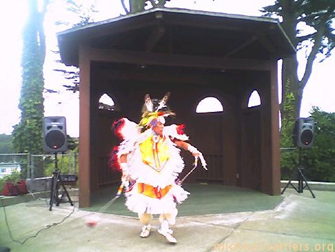 kids fair: Native American dancer