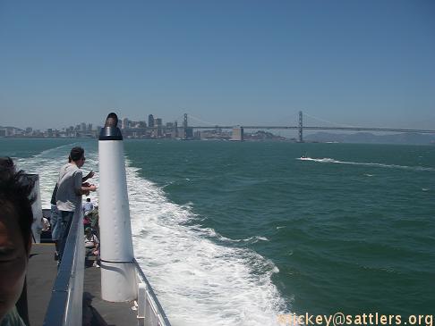 San Francisco from ferry-boat