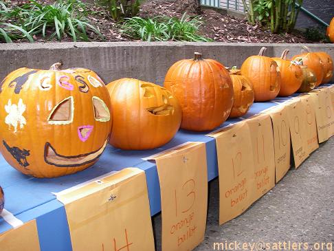 Peabody pumpkin-carving competition