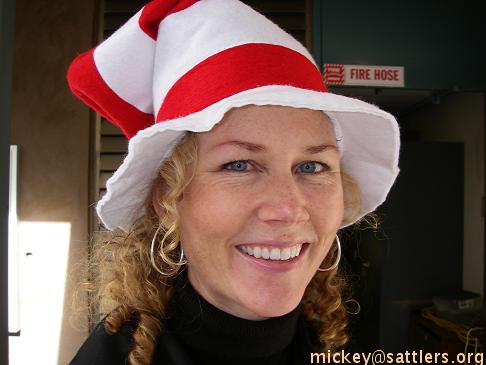 Peabody staff as the Cat in the Hat