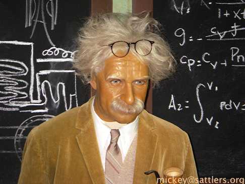 Albert Einstein @ The Wax Museum at Fisherman's Wharf