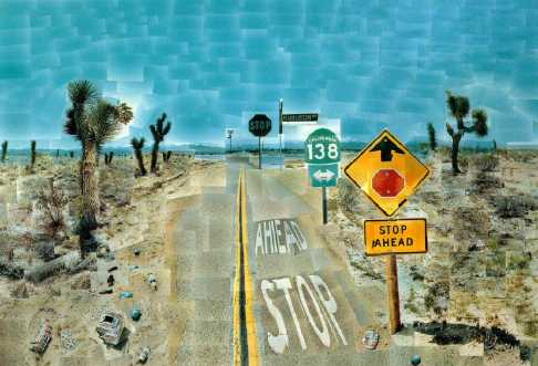 Pearblossom Highway by David Hockney