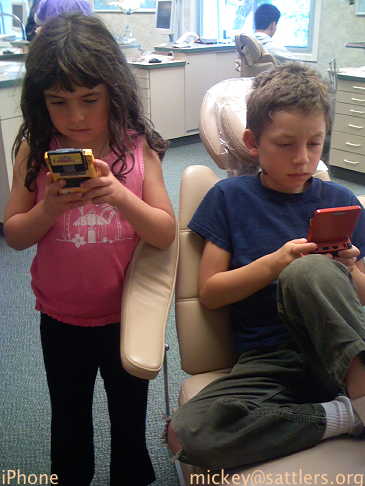 gameboys at the orthodontist