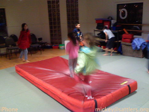 Lila at Hapkido's Parent's Night Out