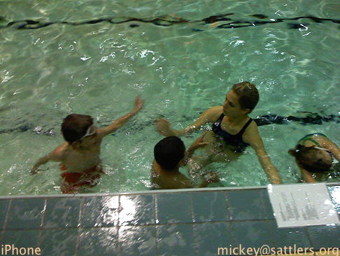 after-school swimming at the Boys & Girls Club