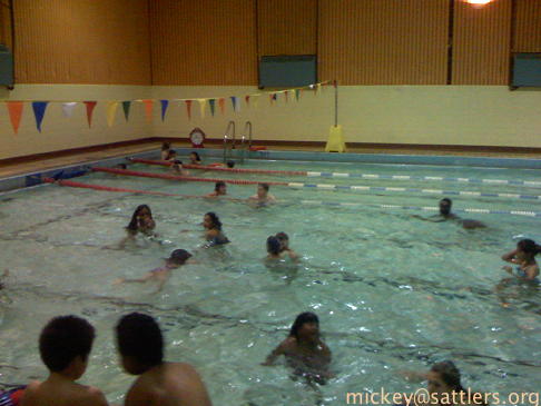swimming at the Boys & Girls Club