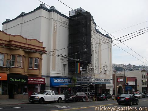repainting the Castro Theater for Milk, the movie