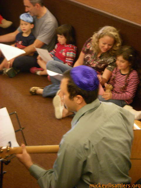 Lila & Shoshanna at Hebrew School