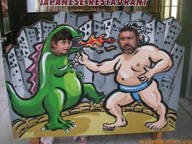 Lila & Mickey in Japantown