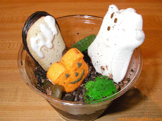 Isaac's Halloween dessert