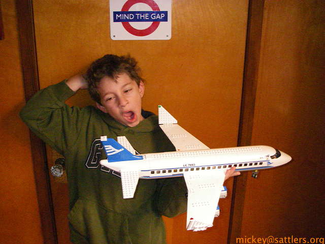 Isaac's LEGO airplane