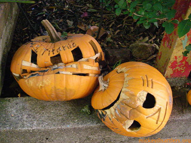 moldy pumpkins