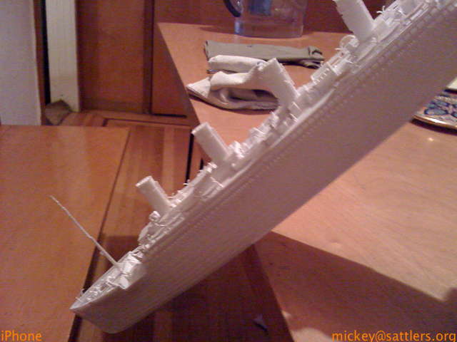 Isaac' Titanic model