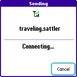 sending - connecting