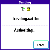 sending - authorizing