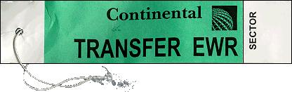Continental transfer tag