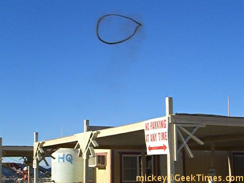 smoke ring over the Ranger Station