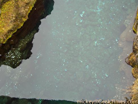 crystal clear water, Þingvellir, Iceland