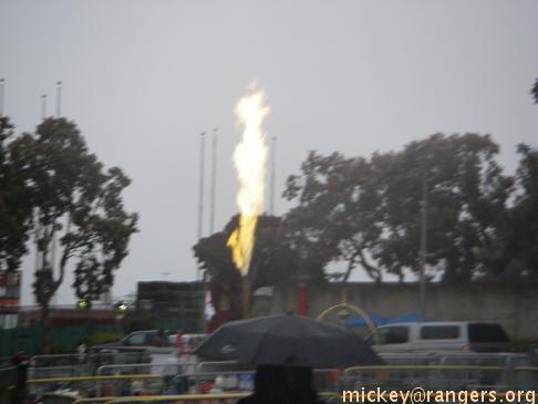 BRAF Art on Fire! - propane flame