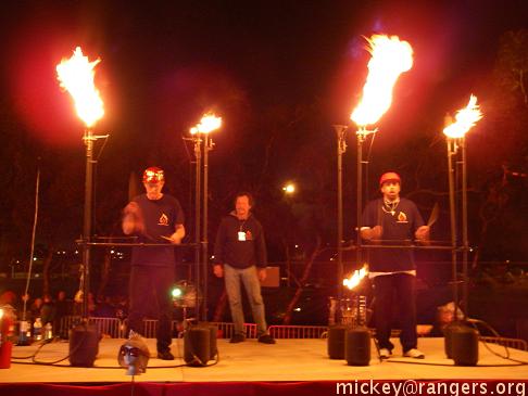 BRAF Art on Fire! - fire calliope duo