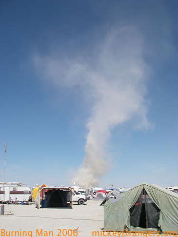 Burning Man 2006: dust devil