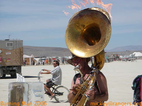 Burning Man 2006: Flaming Tuba