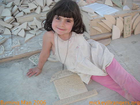 Burning Man 2006: Lila at the Temple