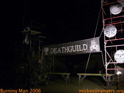 Burning Man 2006: nighttime: Deathguild