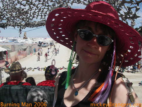 Burning Man 2006: tired Rose