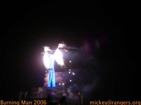 Burning Man 2006: the Man burns