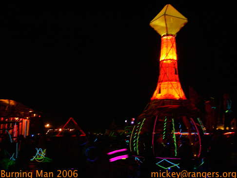 Burning Man 2006: nighttime: art car