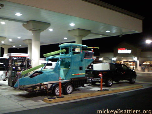 Reno gas station art car