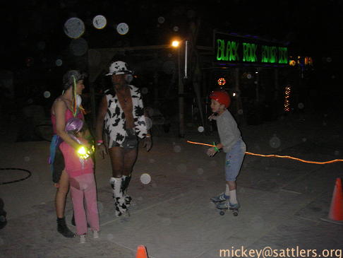 Burning Man 2007: Dee, of the Black Rock Roller Disco