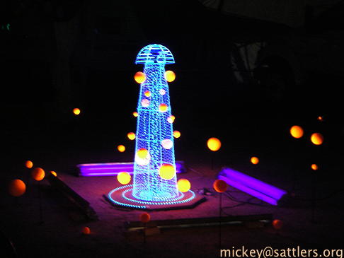 Burning Man 2007: nighttime art