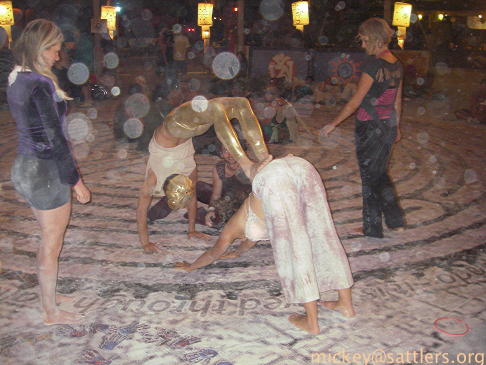 Burning Man 2007: Center Camp dancing