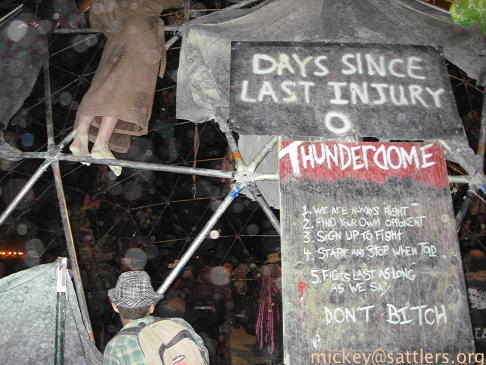 Burning Man 2007: Thunderdome rules