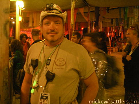 Burning Man 2007: Ranger Magiver in Center Camp Café