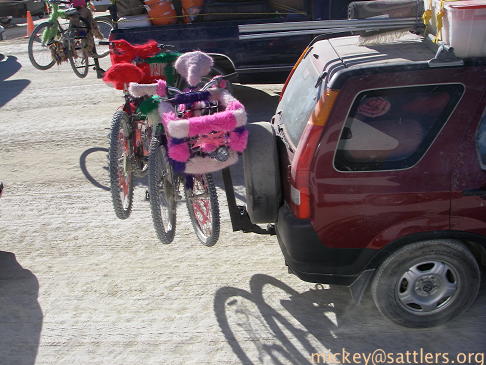 Burning Man 2007: another kid bicycle