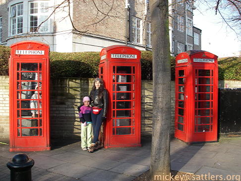 British phone booths