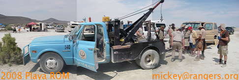 Burning Man 2008 Playa ROM - tow truck